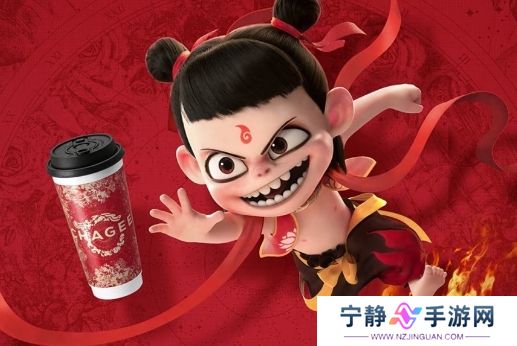 霸王茶姬官宣与《哪吒2》联名，各地分店纷纷祝贺，设计师连夜加班